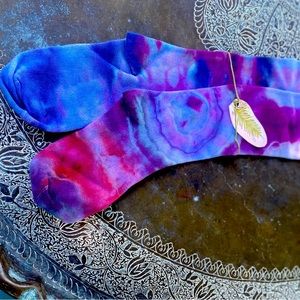 Handmade tie dye socks